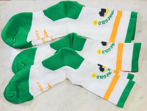 Brooks the gold running - gold, socks