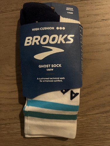 Brooks ghost crew socks happy - crew,